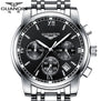 Fashion Watch men Luxury top brand GUANQIN steel men watch luminous waterproof Wristwatch multifunction Men Clock quartz watch