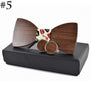 Fashion Wedding Wood Bow Tie Cufflinks Set Mens Suit Papillon Corbatas Tie gravata Pajaritas Hombre noeud papillon enfant