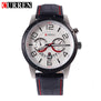 CURREN Top Brand Luxury Watches Male Fashion Casual Quartz Watch Leather Strap Men Sports Wristwatch Man 8140