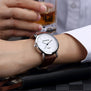 50m Waterproof Men Watches Thin 40mm Dial Leather Luxury Brand Shopping Big Sale Wholesale Price cheap horse fifth New Top