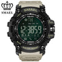 SMAEL Luxury Brand Smart Watch Men With BT Call/ SMS /Twitter/ Facebook/ Whatsapp/ Skype Reminder Sports Steps Counting Watch