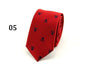 Skull Neck Tie for Men 6 colors Halloween Party Slim Ties 6cm