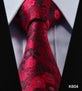 TF2005B8 Blue Floral Paisley 3.4" 100% Silk Jacquard Woven Classic Man's Tie Necktie