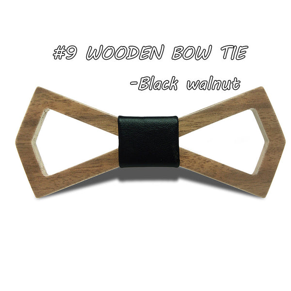 2016 Noeud Papillon Men Hardwood Bow Tie For Men Classic Bowties Neckwear Creative Handmade Butterfly Wood Tie Gravata