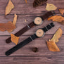 Bamboo Modern Wristwatch Analog Nature Wood Fashion Soft Leather Creative Birthday Gifts Wooden Watches Quartz Watch Men