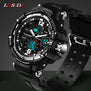 Losida Luxury Brand G Rubber Strap Shock Watch Military Army Blue LED Pointer Waterproof Men Sports Watches Clock relogio Male