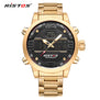 RISTOS Relojes Masculino Hombre Fashion Multifunction Steel Men Sport Watches Chronograph Digital Waterproof Wristwatch New 9338