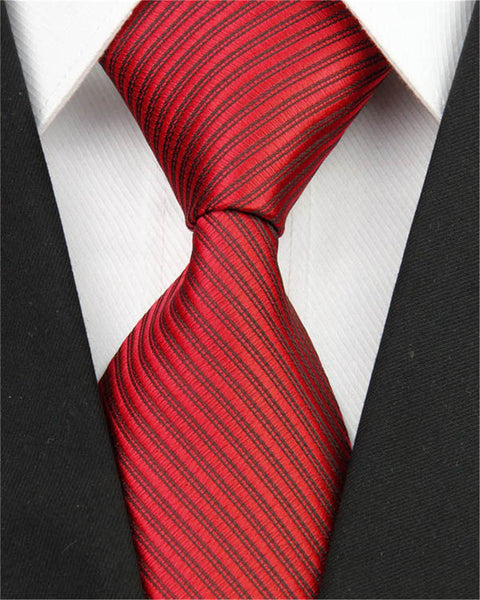 Fashion Width Ties for Men Silk Sold Men's Neckties Business Formal Wedding Neck Tie Red Black Green White Gravatas Male 4"/10cm