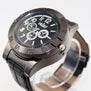Lighter Watch Men's sports Casual Quartz Watches with leather strap Windproof Flameless Cigarette Lighter USB Charging F665