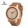 DROP SHIPPING BOBO BIRD Timepieces Bamboo Wooden Watches for Men and Women With Leather Strap relogio masculino C-A19