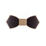Mantieqingway Mens Pattern Wood Butterfly Shape Bow Ties for Wedding Suits Wooden Bow Tie Mens Novelty Bow Tie Bowknots Cravat