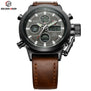 Top Brand Luxury Men Swimming Quartz Analog Outdoor Sports Watches Military Relogio Masculino Male Clock Hour With Leather Strap