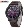 Curren Men's Sports Quartz Watches Mens Watches Top Brand Luxury Leather Wristwatches Relogio Masculino Men Curren Watches 8192