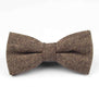 Mens Formal Wear Thick Business Bowtie Butterfly Men Dick Solid Color Wool Cravat Unisex England Style Bow Tie