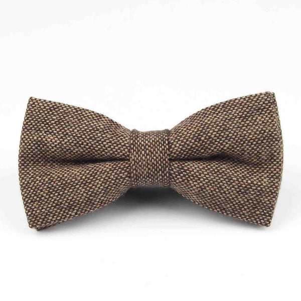 Mens Formal Wear Thick Business Bowtie Butterfly Men Dick Solid Color Wool Cravat Unisex England Style Bow Tie