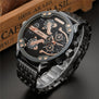 Oversized Men's Big Watch Luxury Brand Famous Unique Designer Quartz Watch Male Large Watches Men Oulm relogio masculino