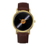 2018 NEW Men's Retro Design Leather Strap Wrist Watches Sport Clock Men Simple Black Dial Quartz Watch Relogio Masculino #LH