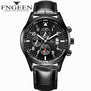 FNGEEN Men Luxury Fashion Quartz Watch business Casual Calendar Wristwatches Male Waterproof Stainless Watches relogio masculino