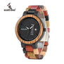 BOBO BIRD WP14-1 Colorful Wooden Watch for Men Women Fashion Wood Strap Week Display Date Quartz Watches Luxury Unisex Gift