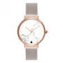 2018 Bgg Brand Woman Fashion Rose Gold Watch Minimalist Hot Marble Watches Clock Ladies 3ATM Waterproof for Women Wristwatches