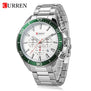 Curren 8309 Luxury Brand Analog Sports Wristwatch Male Quartz Watch Stainless Steel Strap For Men Relogio Masculino 2018