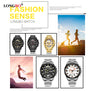 LONGBO Top Brand Pilot Military Sport Men Quartz Watch Dynamic Fashion Wristwatch Full Steel Waterproof Clock Relogio Masculino