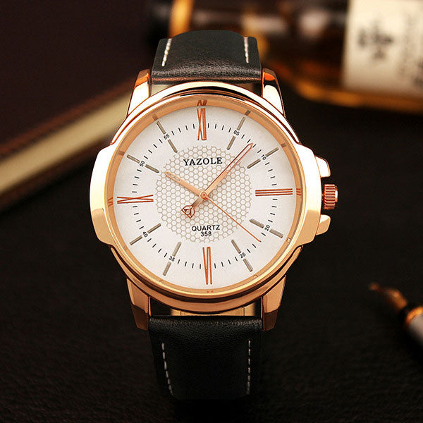 Wrist Watch Men 2016 Top Brand Luxury Famous Male Clock Quartz Watch Golden Rose Gold Wristwatch Quartz-watch Relogio Masculino