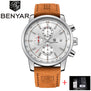 BENYAR Fashion Chronograph Sport Mens Watches Top Brand Luxury Quartz Watch Reloj Hombre 2017 Clock Male hour relogio Masculino