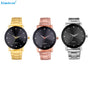Classic Fashion Stainless Steel Belt Round Analog Quartz Gold Men Watch Z503 5Down