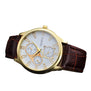 Men's Watch Retro Design Leather Band Analog Alloy Quartz Wrist Watch Business Style Man Male Clock Dress Watches montre homme
