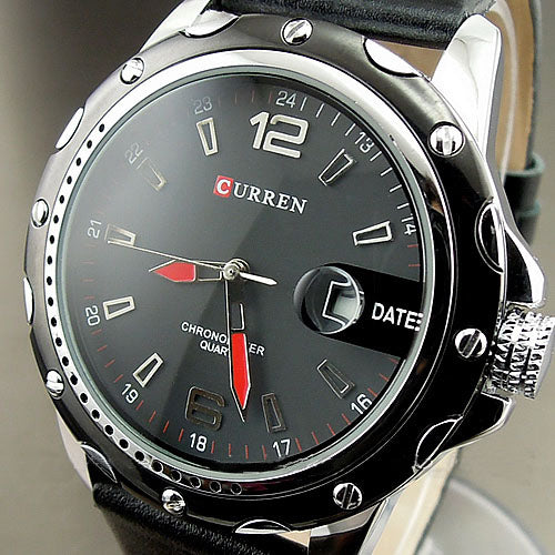 Top Luxury Brand CURREN Watches Men Fashion Casual Quartz Hour Date Clock Leather Strap Man Sports Wristwatch Relogio Masculino