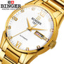 Binger Luxury Watch Men Automatic Watch Calendar High Quality Man Watches Sapphire Crystal Wristwatch Retro Relogios Masculino