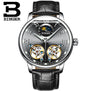 Switzerland watches men luxury brand BINGER sapphire Water Resistant toubillon full steel Mechanical Wristwatches B-8607M-4