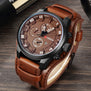 Curren Top Brand Luxury Leather Men Watch Army Military Quartz Mens Watches Casual Sport Clock Watch Relogio Masculino Dropship