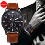 Retro Design Leather Band Watches Men Top Brand Relogio Masculino 2017 NEW Mens Sports Clock Analog Quartz Wrist Watches