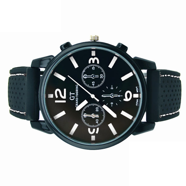 1PC Men Fashion Stainless Steel Sport Cool Quartz Hours Wrist Analog Watch Relogio Masculino dropshipping