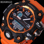 BOAMIGO brand men sports watches dual display analog digital LED Electronic quartz watches 50M waterproof swimming watch F5100