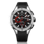 MEGIR Date Chronograph Men Watch Top Luxury Brand Clock Military Army Sport Male Clock Rubber Strap Quartz Mens Watches Box 2053