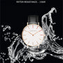 Design Creative High Quality Japan Quartz Movement Men Fashion Simple Leather Wrist Watch Luxury Ladies Waterproof Dropshipping