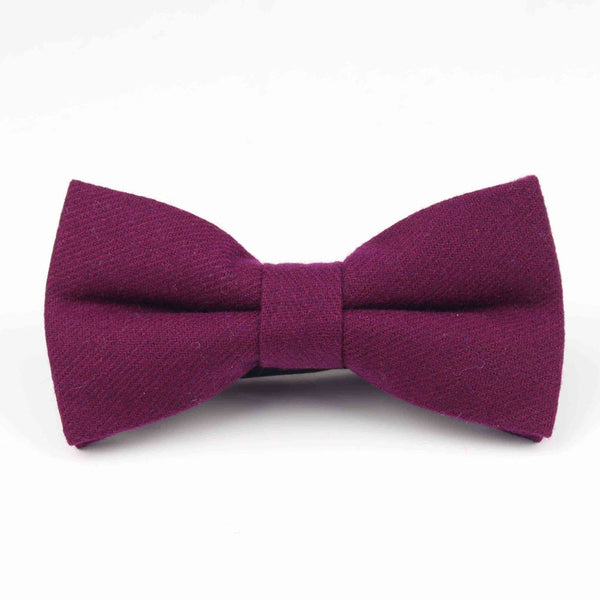 Mens Formal Wear Thick Business Bowtie Butterfly Men Dick Solid Color Wool Cravat Unisex England Style Bow Tie
