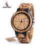 BOBO BIRD New Designer Auto Date Wood Band Watches Men Handmade Quartz Wrist Wristwatches relogio masculino C-O26 DROP SHIPPING