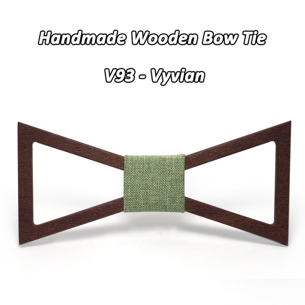 Mahoosive Brand Christmas Gift Fashion Handmade Wood Bow ties Bowtie Butterfly Gravata Ties For Men Geometric Wooden bow tie