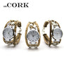 Natural Cork handmade with small heart butterfly ladies watch bracelet watch WA-94