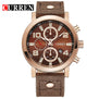 CURREN Mens Watches Top Brand Luxury Leather Casual Quartz Watch Men Military Sport Clock Wrist Watch For Men Relogio Masculino