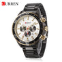 Curren 8309 Luxury Brand Analog Sports Wristwatch Male Quartz Watch Stainless Steel Strap For Men Relogio Masculino 2018