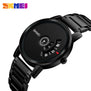 SKMEI Simple Style Fashion Men Quartz Watch Luxury Creative Steel Band Waterproof Casual Men's Watches Relogio Masculino