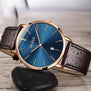 60%OFF OLEVS Men Ultra thin Watches Quartz Mens Watch Top Brand Luxury Auto Date Business Waterproof Leather Sports Wristwatch