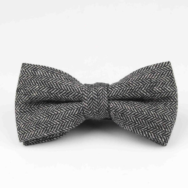 Mens Formal Wear Thick Business Bowtie Butterfly Men Dick Solid Color Wool Cravat Unisex England Style Bow Tie
