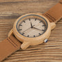 BOBO BIRD A16 Men Design's Analog Bamboo Wood Watches Men Top luxury brand With Real Leather Strap For Gift
