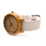 BOBO BIRD Men Design Bamboo Wood Quartz Watch Japanese Movement Inside With Soft Silicone Strap Casual Ladies watch For Gift